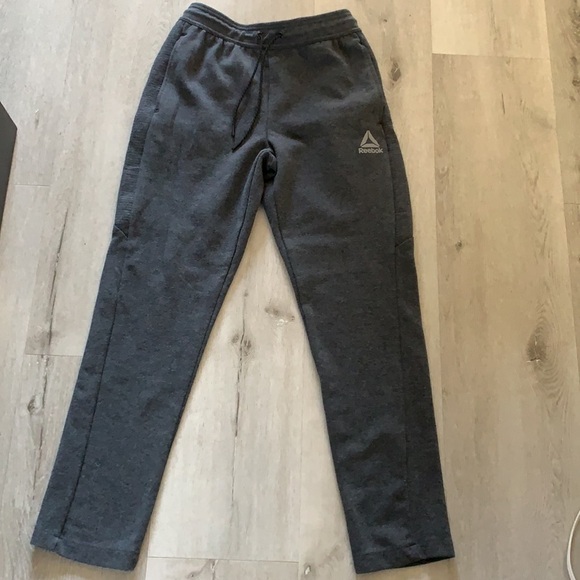 Reebok Grey Sweatpants drawstring joggers size small - Picture 9 of 13